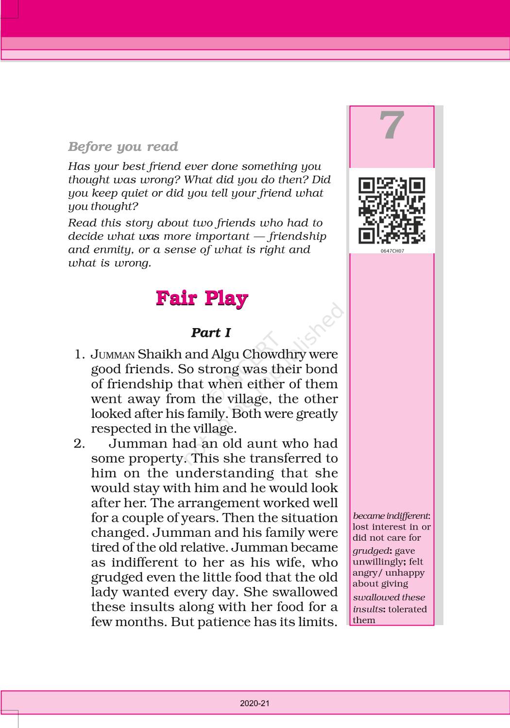 fair-play-ncert-book-of-class-6-english-honeysuckle